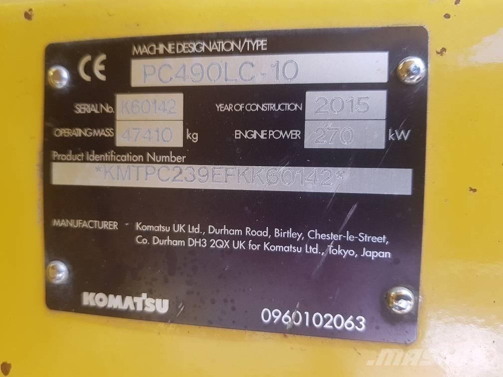 Komatsu PC 490 LC-10 Escavadeiras de esteiras
