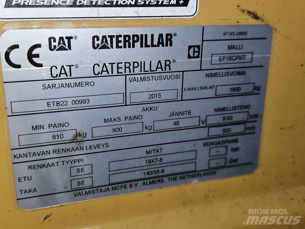CAT EP16CPNT Empilhadores eléctricos