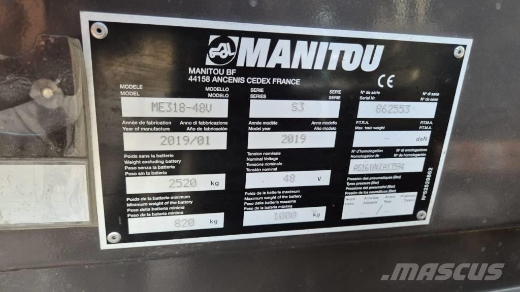 Manitou ME 318 Empilhadores eléctricos