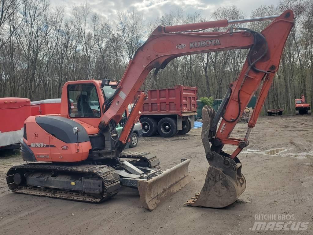 Kubota KX080-3 Escavadeiras de esteiras