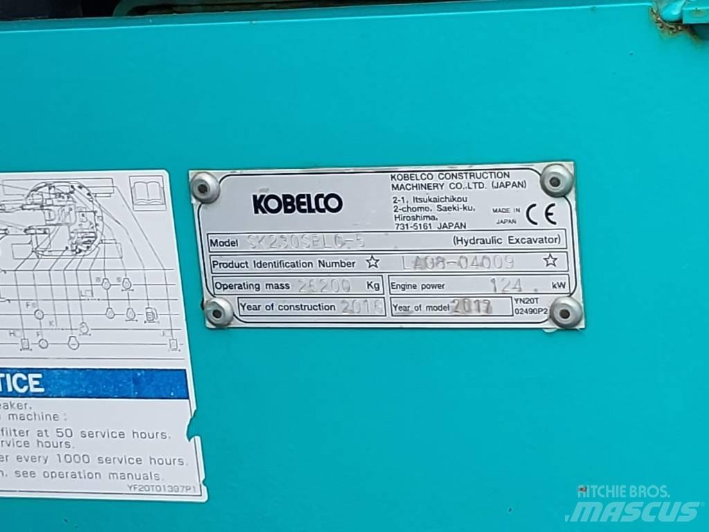 Kobelco SK230SRLC-5 Escavadeiras de esteiras