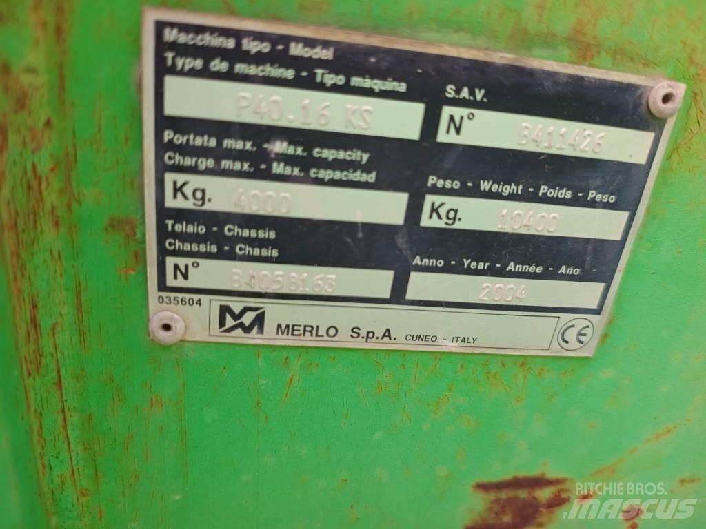 Merlo P 40.16 K S Manipulador telescópico
