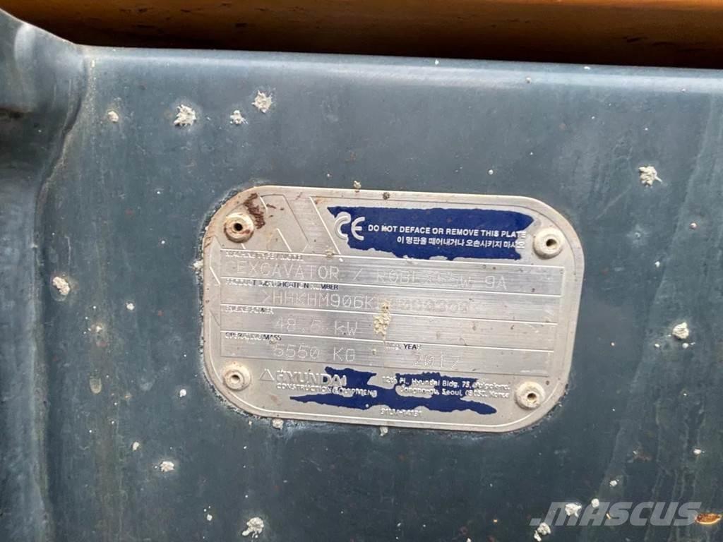 Hyundai R55W-9A Escavadoras de rodas