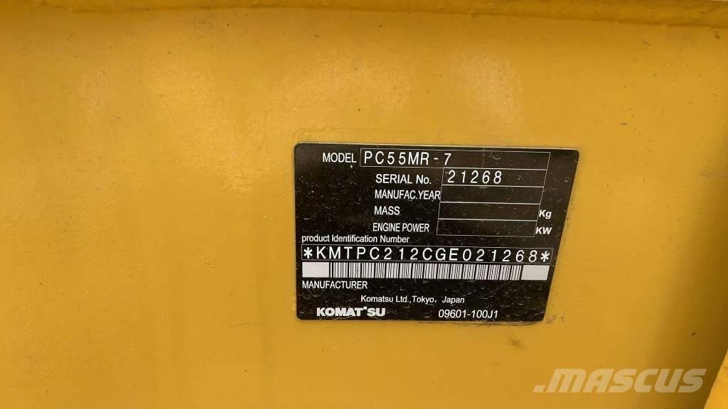 Komatsu PC 55 MR Escavadeiras de esteiras