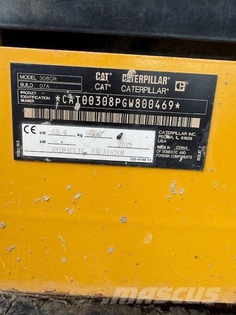 CAT 308 CR Escavadoras Midi 7t - 12t