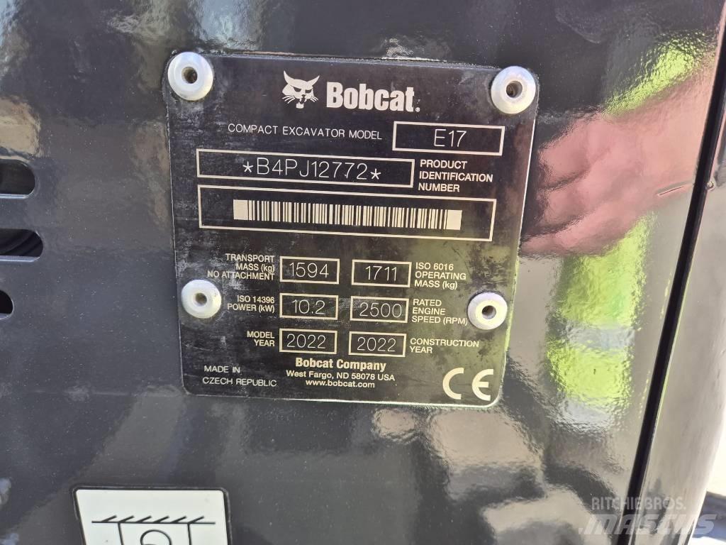 Bobcat E 17 Miniescavadeiras