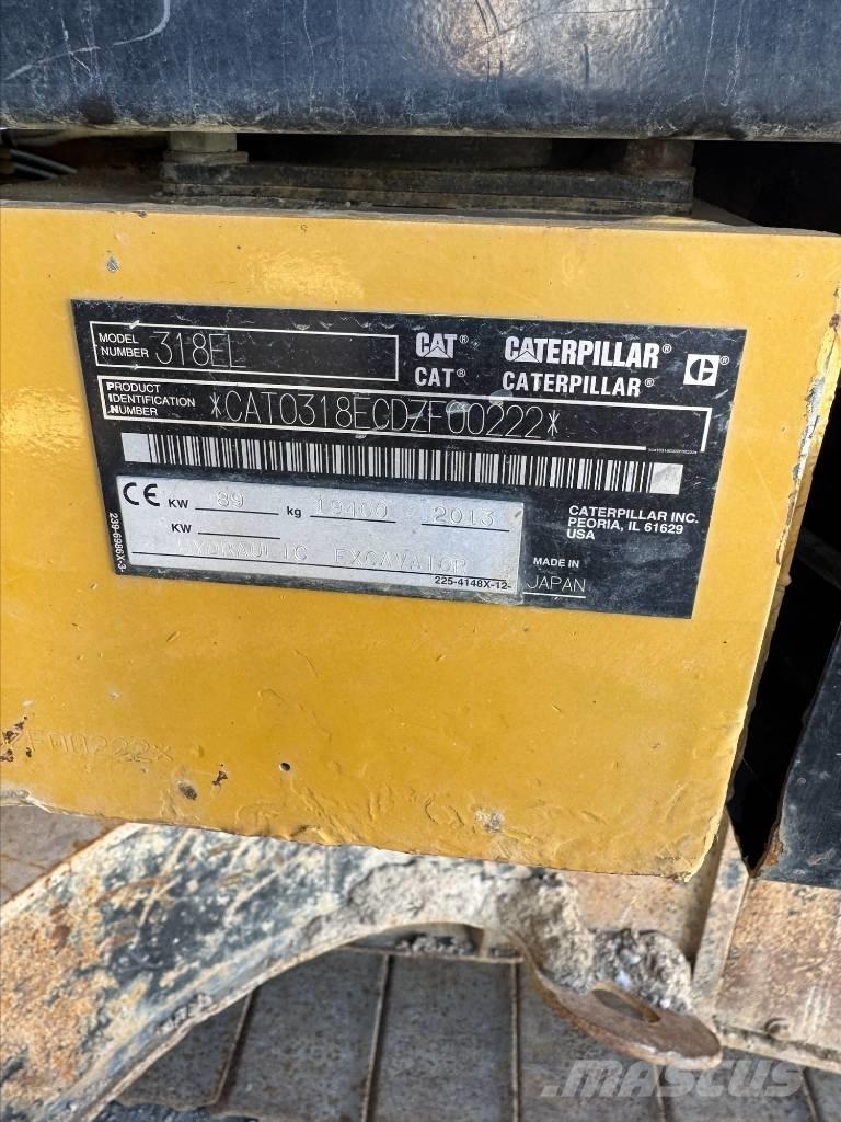 CAT 318 E L Escavadeiras de esteiras