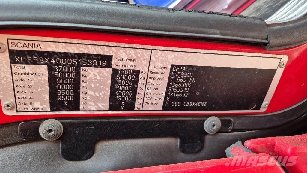 Scania p 380 Gruas Todo terreno