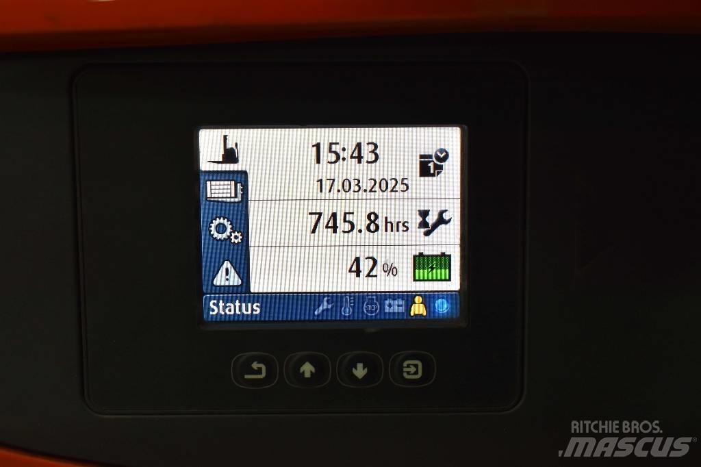 Linde L 14 Empilhador para operador externo