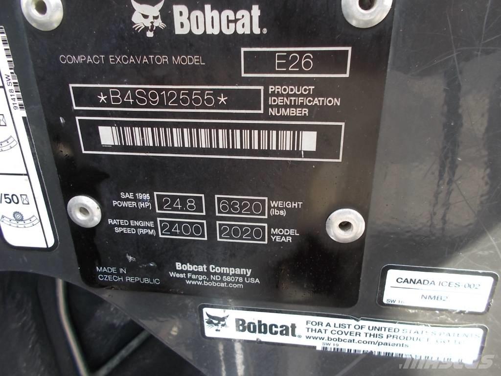Bobcat E26GM Miniescavadeiras