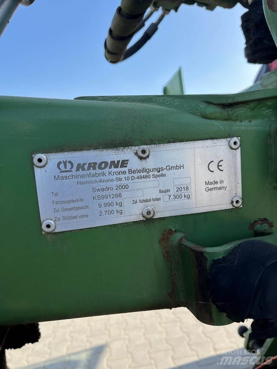Krone Swadro 2000 Gadanheiras-fileiras