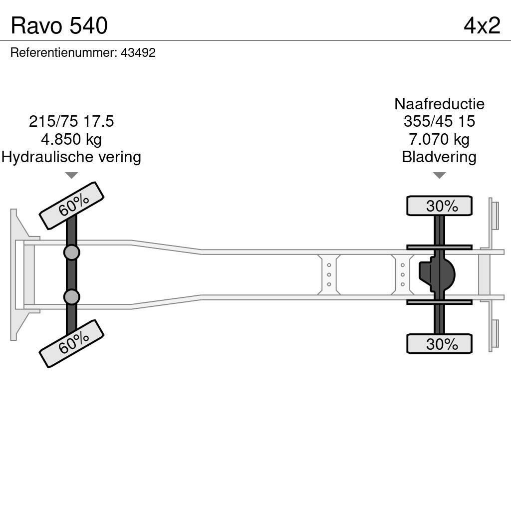 Ravo 540 Camiões varredores