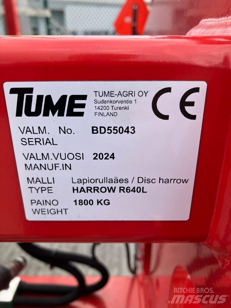 Tume Harrow R640L Grades