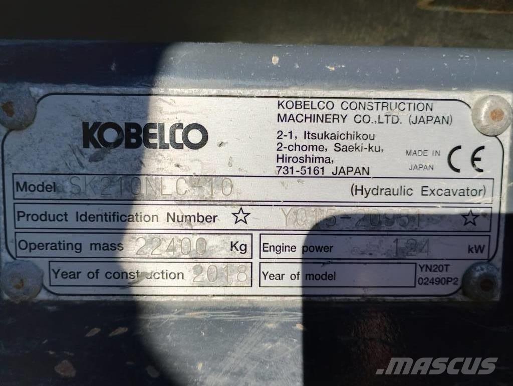 Kobelco SK210 N LC Escavadeiras de esteiras