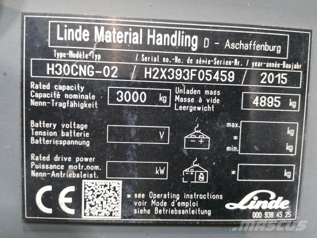 Linde H30T-02 Empilhadores a gás