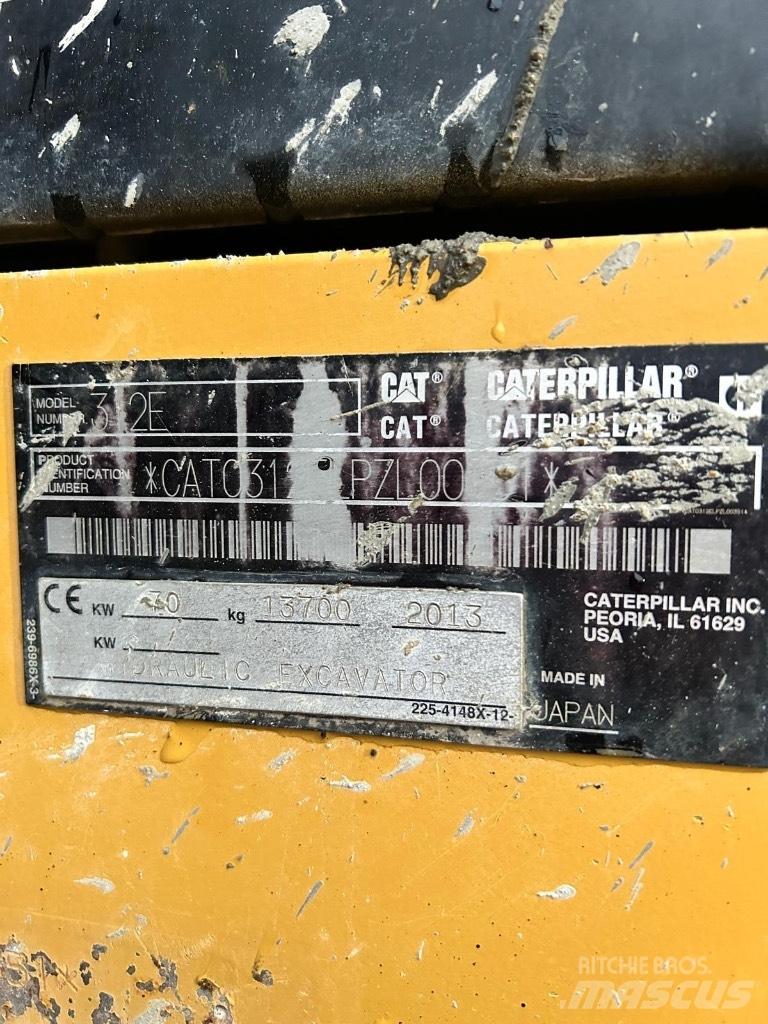 CAT 312 E Escavadeiras de esteiras
