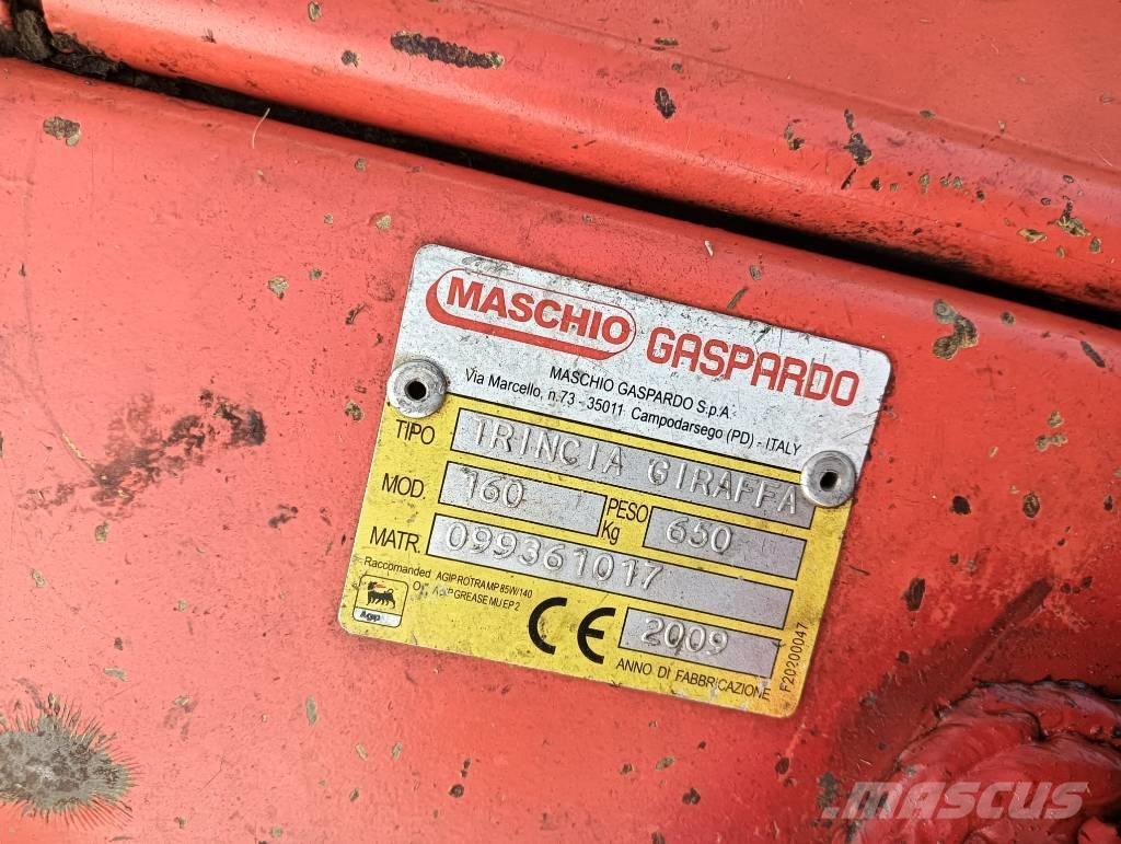Maschio Giraffa 160 Gadanheiras e cortadores de folhas para pastos