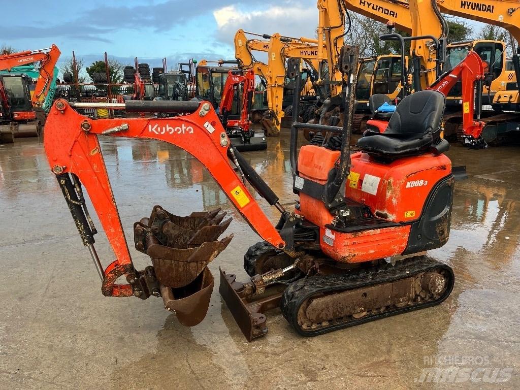 Kubota K 008-3 Miniescavadeiras
