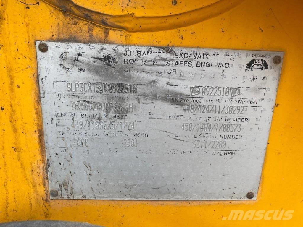 JCB 3 CX Retroescavadeiras