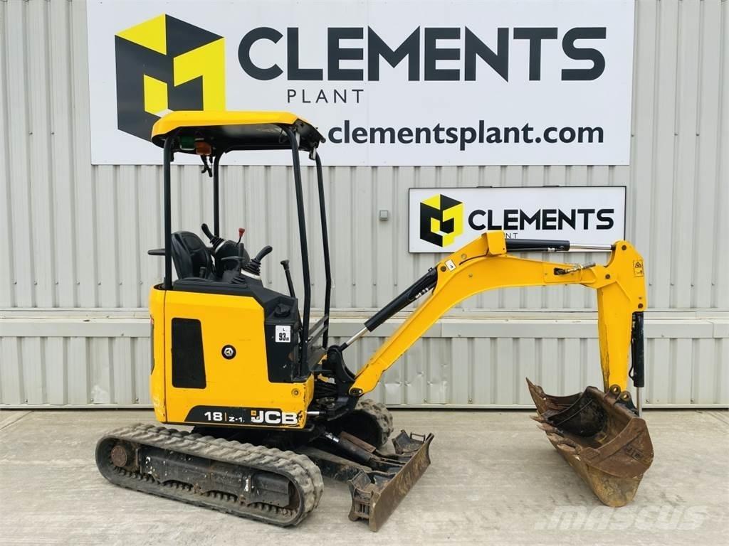 JCB 18Z-1 Miniescavadeiras