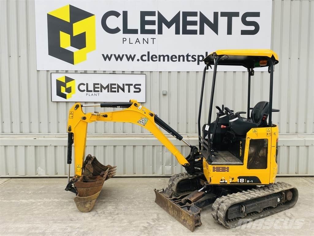 JCB 18Z-1 Miniescavadeiras