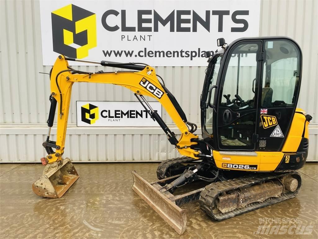 JCB 8026CTS Miniescavadeiras