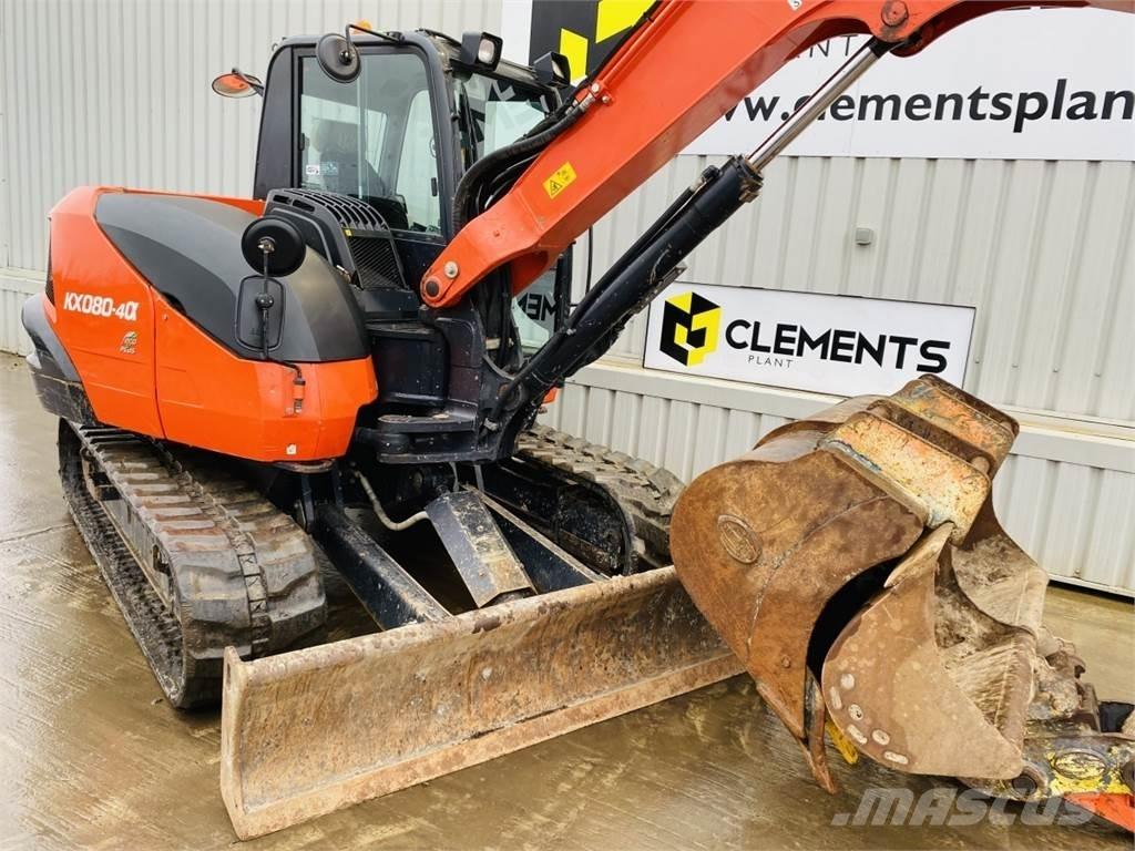Kubota KX080-4a Escavadoras Midi 7t - 12t