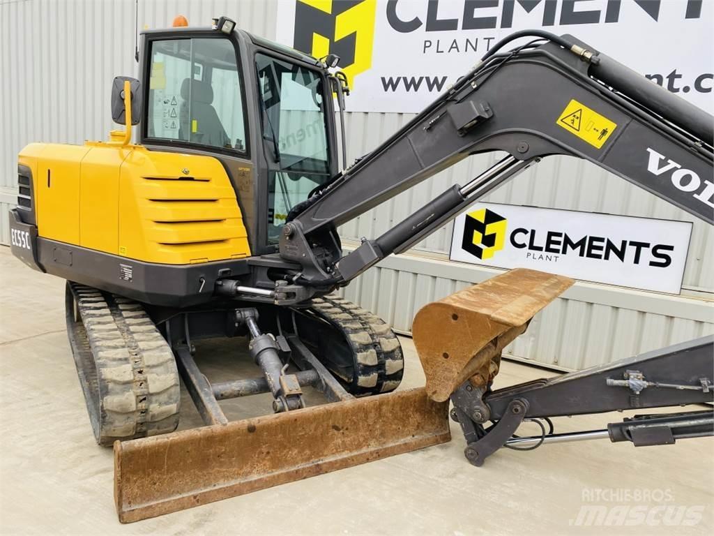 Volvo EC55C Escavadoras Midi 7t - 12t