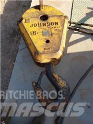 Johnson  Peças e equipamento de gruas