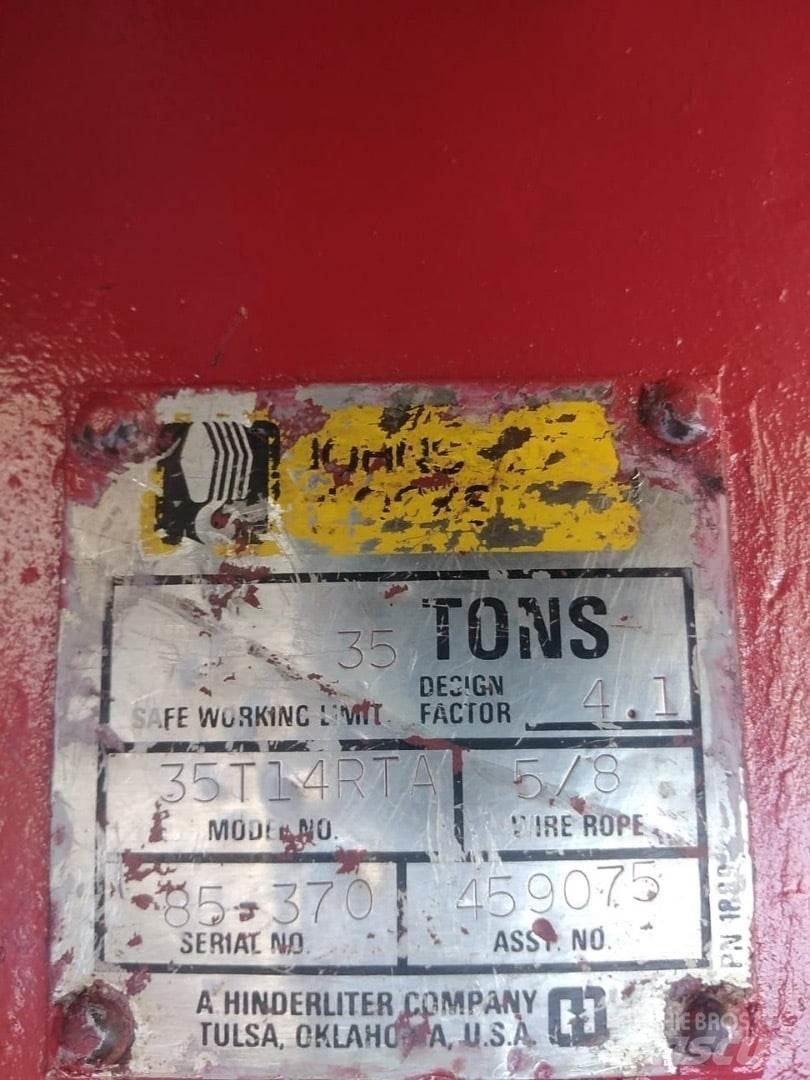 Johnson  Peças e equipamento de gruas