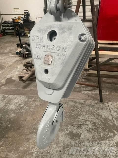 Johnson  Peças e equipamento de gruas