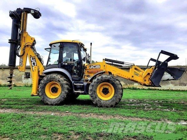 JCB 4CX +Piling Master Retroescavadeiras