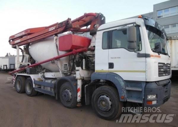 MAN TGA 35.410 +Sermac Bombas de betonagem