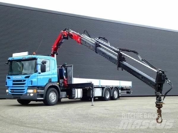 Scania P320 + Effer Camiões grua