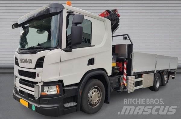 Scania P410 Camiões grua