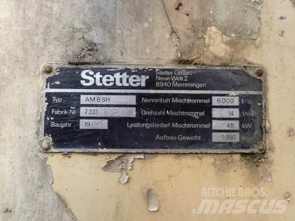 Stetter AM 6 SH Caminhões de betonagem