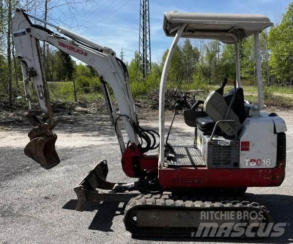 Takeuchi TB 016 Miniescavadeiras