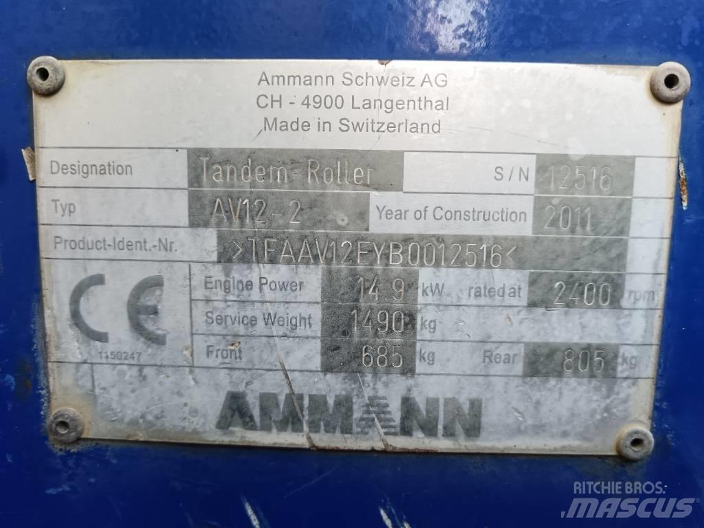 Ammann AV 12-2 Cilindros Compactadores tandem