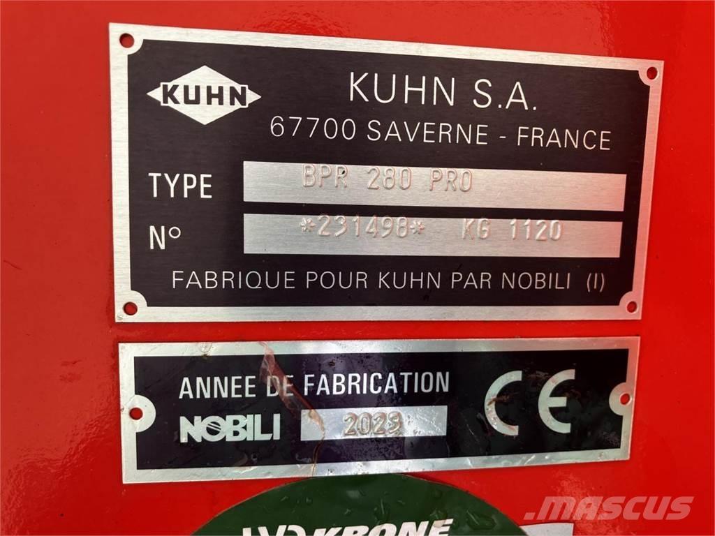 Kuhn BPR 280 Pro Gadanheiras e cortadores de folhas para pastos