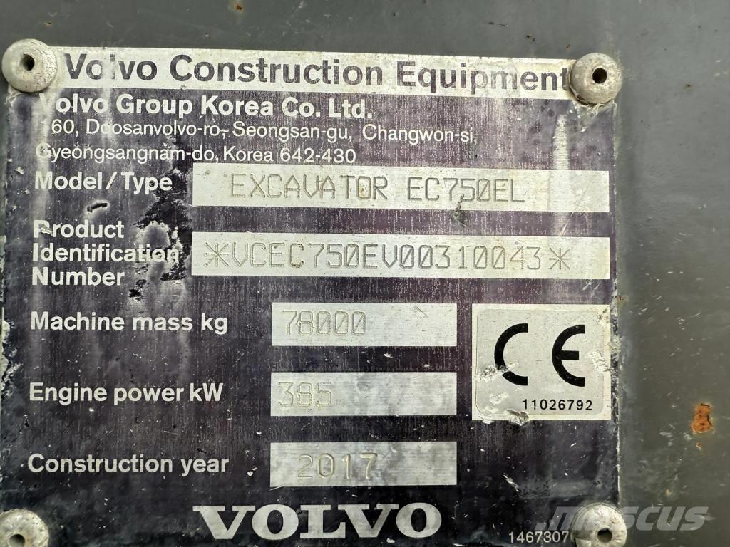 Volvo EC 750 EL Escavadeiras de esteiras