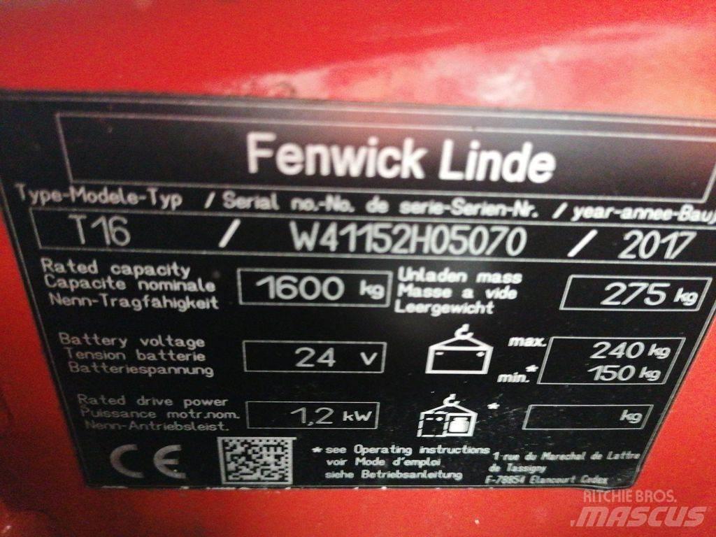 Linde T16 Porta palettes