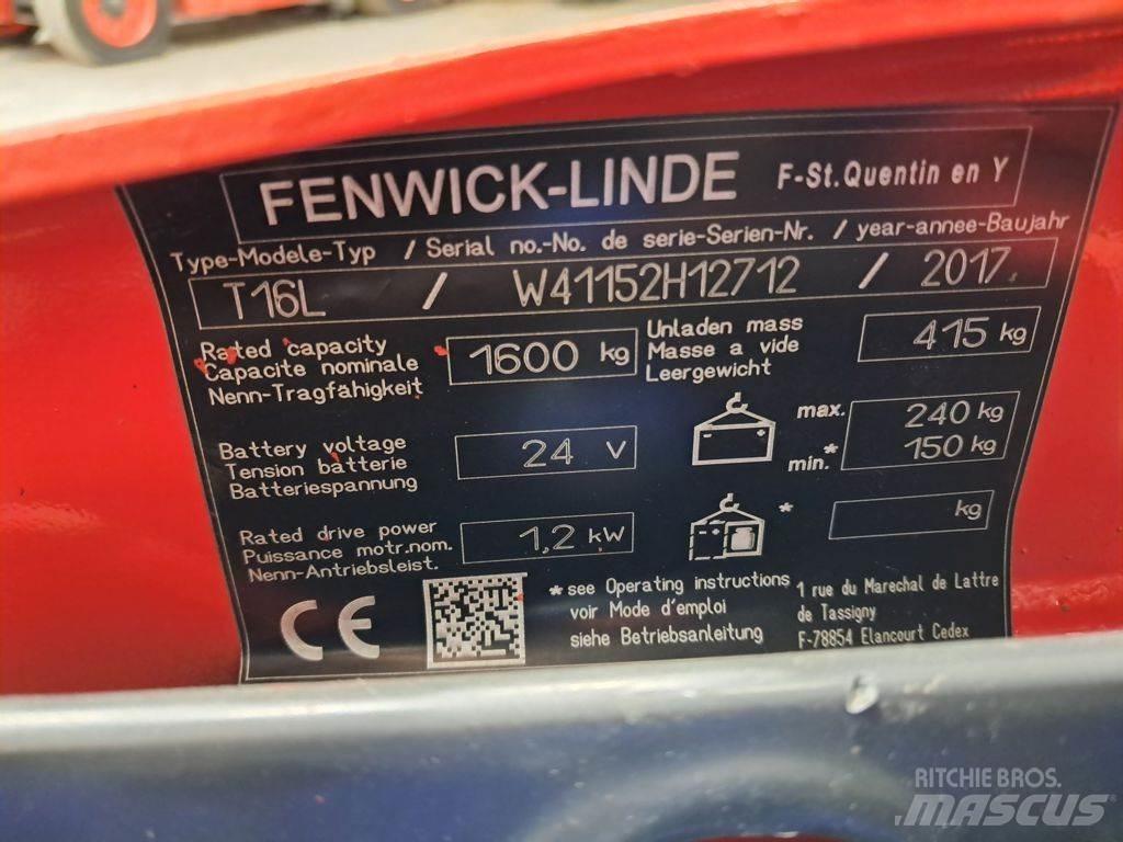 Linde T16L Porta palettes