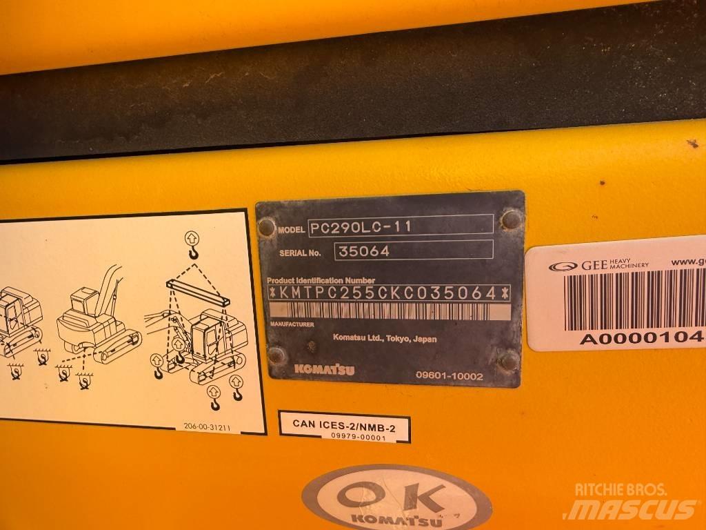 Komatsu PC290LC-11 Escavadeiras de esteiras