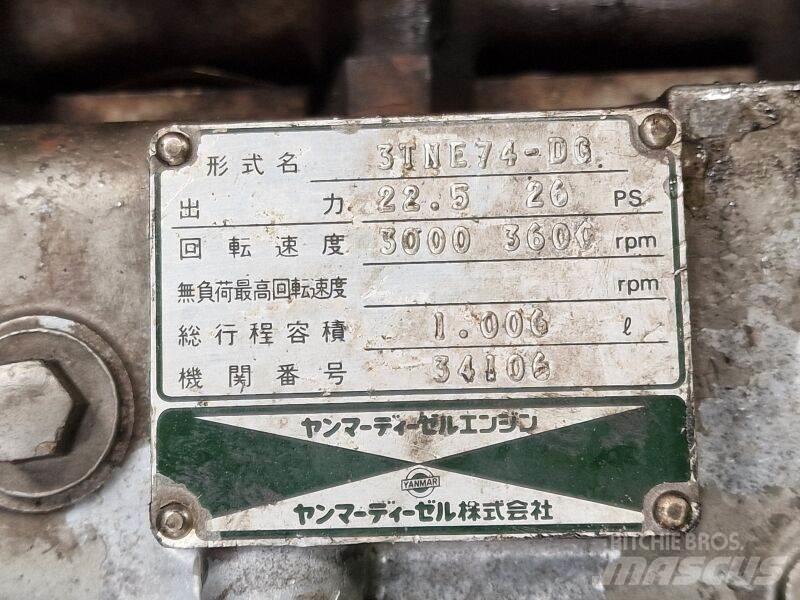 Yanmar 3TNE74-DG Motores