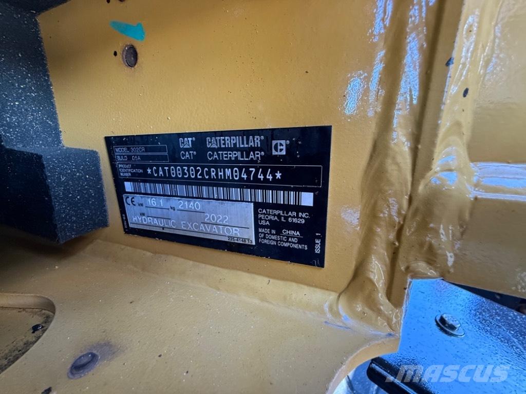 CAT 302 CR Miniescavadeiras