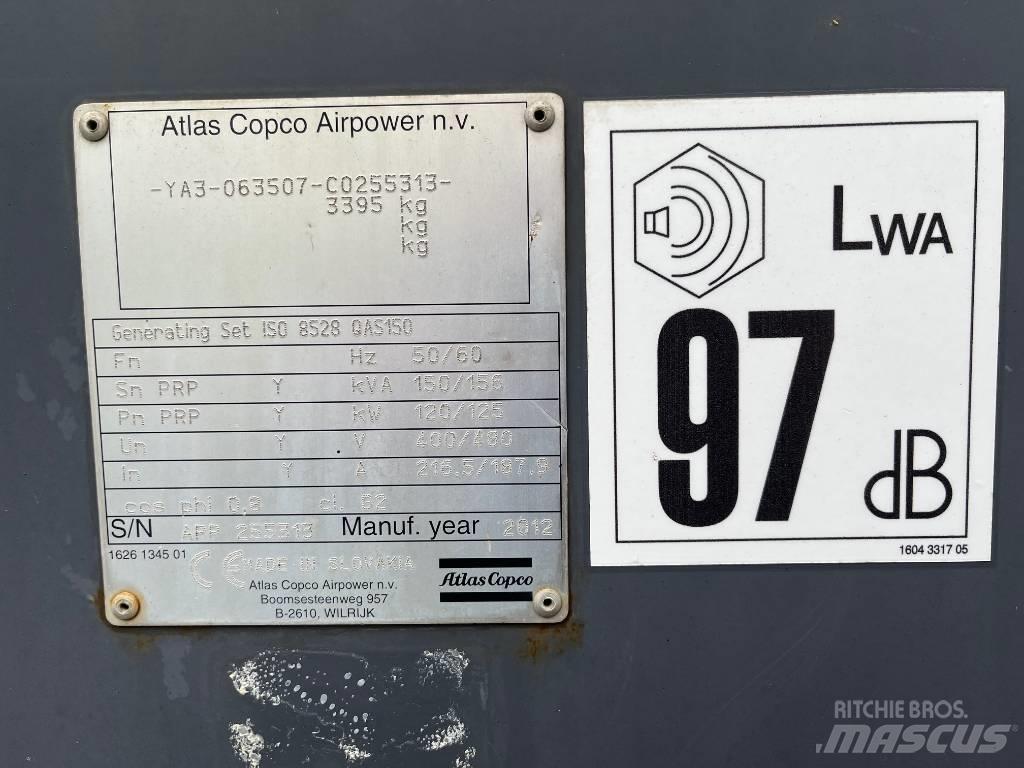 Atlas Copco QAS 150 Geradores Diesel