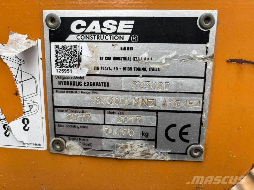 CASE CX300D Escavadeiras de esteiras