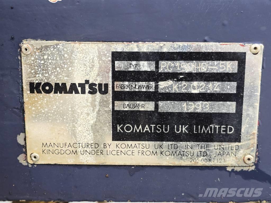 Komatsu PC 150 HD-5K Escavadeiras de esteiras