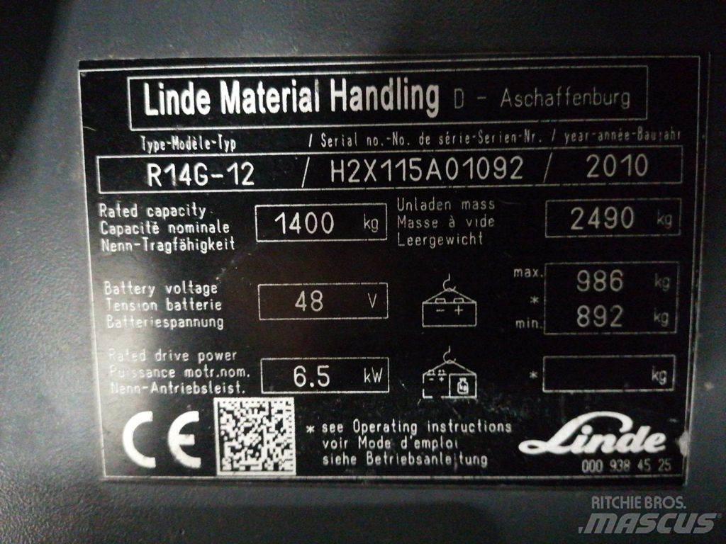 Linde R14G-12 Empilhadores Elevadores