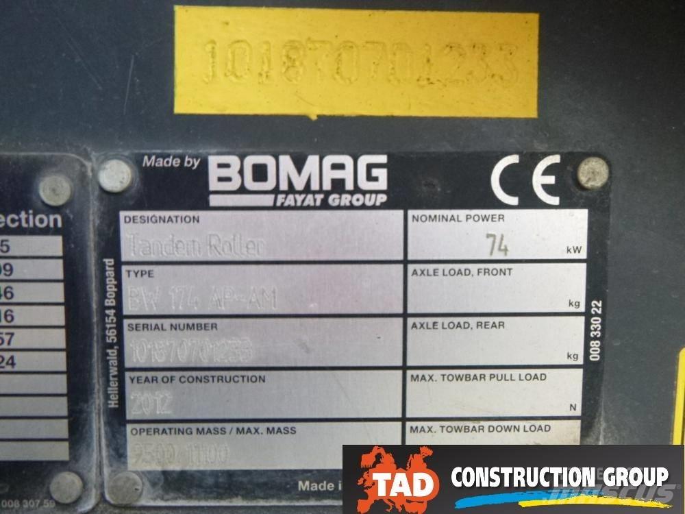 Bomag BW 174 AD AM Cilindros Compactadores tandem